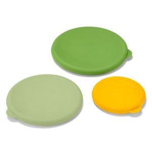 3 silikónové veká na udržiavanie čerstvosti vyobraziť