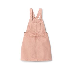 Detské šaty s náprsenkou vyobraziť