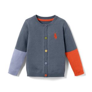 Detský pletený sveter, kombinácia kontrastných farieb vyobraziť