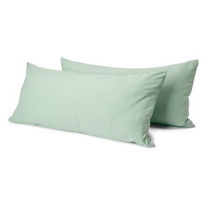 Obliečky na vankúše z mikrovlákna, 2 ks, zelené, cca 80 x 40 cm vyobraziť