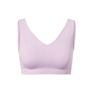 Bezšvová športová podprsenka, ružová vyobraziť