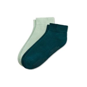 Ponožky na jogu, 2 páry, zelené vyobraziť