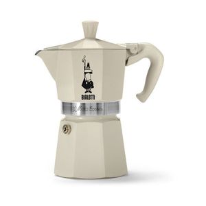 Kávovar na moka kávu Bialetti Moka Express, 190 ml, krémový vyobraziť