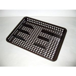 ALFA PLASTIK - Príborník široký dierkovaný, hnedý, umelá hmota, 26 x 35 x 5cm vyobraziť