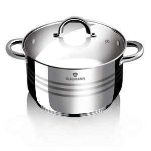 BLAUMANN - Hrniec nerez a pokrievka sklo 16cm vyobraziť