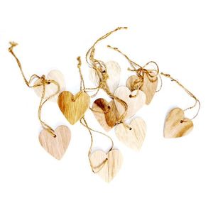 Dekorácia srdiečko sada 10ks 5cm vyobraziť