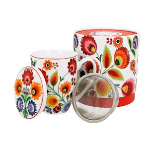 DUO - Hrnček s čajítkom 400ml Lowicz vyobraziť