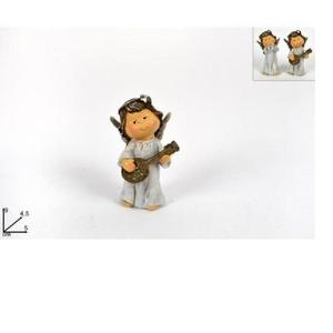 MAKRO - Anjel muzikant 9cm rôzne druhy vyobraziť