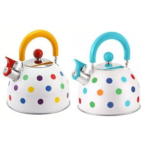 MAKRO - Čajník nerezový pískací 2, 5L rôzne farby vyobraziť