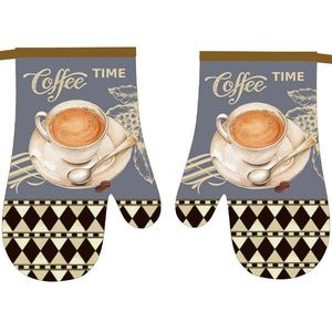 MAKRO - Chňapka kuchynská COFFE s magnetom 2ks, dekor Coffe Time vyobraziť