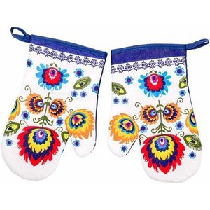 MAKRO - Chňapka s magnetom 2ks FOLK modrá vyobraziť