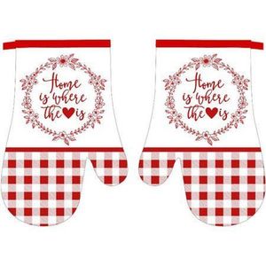 MAKRO - Chňapka s magnetom 2ks Kuchyňa, Home červená vyobraziť