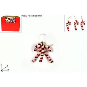 MAKRO - Dekorácia - vianočná lízánka 3ks vyobraziť