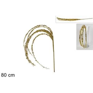MAKRO - Dekorácia vianočná zlatá 80cm vyobraziť