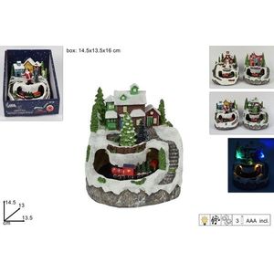 MAKRO - Domček vianočný svietiaci LED rôzne druhy, 13x14x13, 5cm vyobraziť