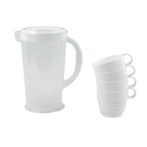 MAKRO - Džbán 1, 8L a 4 poháre 0, 25L, umelá hmota vyobraziť