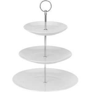 MAKRO - Etažérka 3 – poschodová biela vyobraziť