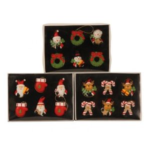 MAKRO - Figúrky vianočné visiace 6ks vyobraziť