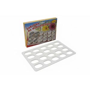 MAKRO - Forma na 20ks minilaskoniek, umelá hmota vyobraziť