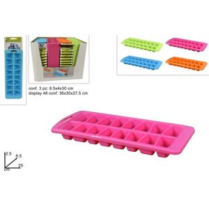 MAKRO - Forma na ľad 3ks rôzne farby vyobraziť