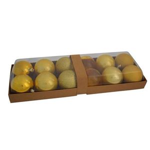 MAKRO - Gule vianočné 8cm 12ks vyobraziť