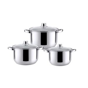 MAKRO - Hrnce sada 3ks, 2, 9L, 3, 9L, 5, 1L vyobraziť