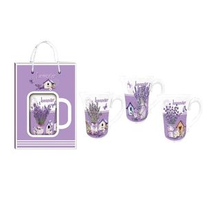 MAKRO - Hrnček 11, 2x9cm Levanduľa rôzne dekory vyobraziť