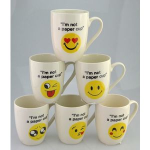 MAKRO - Hrnček 350ml Emoji rôzne druhy vyobraziť