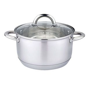 MAKRO - Hrniec nerezový 18cm s pokrievkou vyobraziť