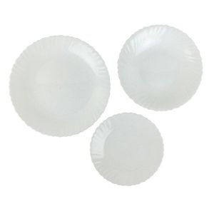 MAKRO - Obedová súprava 18-dielna biela, sklo tvrdené vyobraziť