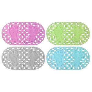 MAKRO - Podložka do vane 66x35cm, rôzne farby, vzor stopa nôh vyobraziť