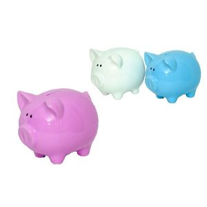 MAKRO - Pokladnička prasa 12x12x15cm, rôzne farby vyobraziť