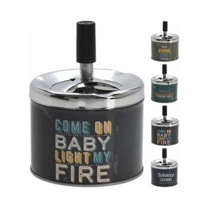 MAKRO - Popolník plech 9x12cm rôzne dekory s nápisom vyobraziť