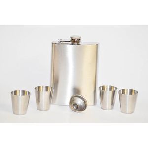 MAKRO - Sada 1x ploskačka 250ml, 4x poháriky, 1x lievik vyobraziť