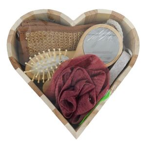 MAKRO - Sada masážna v tvare srdca, starostlivosť o telo vyobraziť