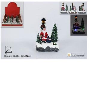 MAKRO - Santa so stromčekom LED rôzne druhy vyobraziť