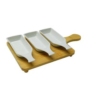 MAKRO - Servírovací podnos a 3ks misiek vyobraziť