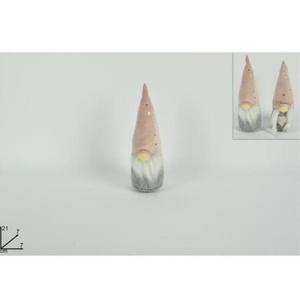 MAKRO - Škriatok vianočný ružový 21cm, rôzne druhy vyobraziť