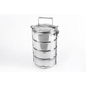 MAKRO - Štvordielny nerezový obedár 4 x 1L vyobraziť