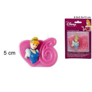 MAKRO - Sviečka číslica 6 Princess vyobraziť