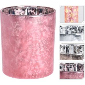 MAKRO - Svietnik sklo 8cm rôzne farby vyobraziť