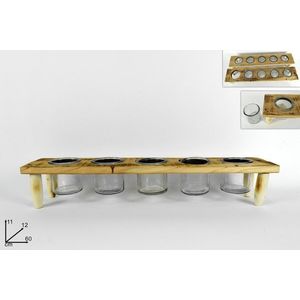 MAKRO - Svietnik v stojane 5ks vyobraziť