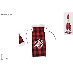 MAKRO - Taška na fľašu vianočná vyobraziť