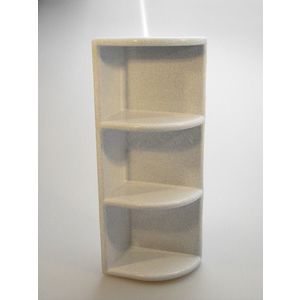 PLAFOR - Polička do kúpľne rohová 52x20x13cm vyobraziť