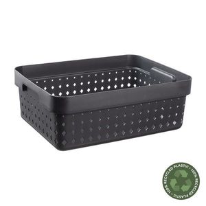 PLAST TEAM - Košík úložný 11l čierny Seoul vyobraziť