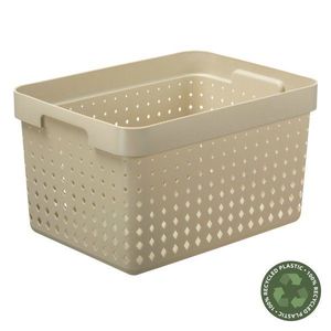 PLAST TEAM - Košík úložný 16l béžový Seoul vyobraziť