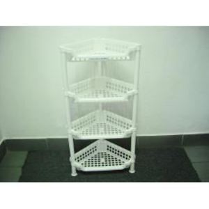 PLETATEX - Polička rohová 4 poschodia rôzne farby vyobraziť