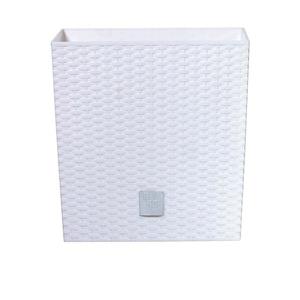 PROSPERPLAST - Kvetináč Rato Low 17cm biely, umelá hmota vyobraziť