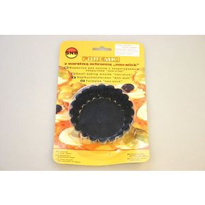 SNB - Formička bábovka teflónové, priemer 9cm, balenie 6ks vyobraziť