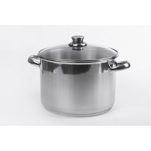 SSW - Hrniec nerezový so sklenenou pokrievkou, 10L vyobraziť